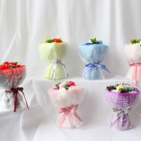 Soap bouquet flowers soap rose gift seife stieg