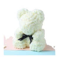 Wholesale Roses Bear Gift Box Rose Foam Teddy Bear Artificial Rose Bear for Wedding Decoration