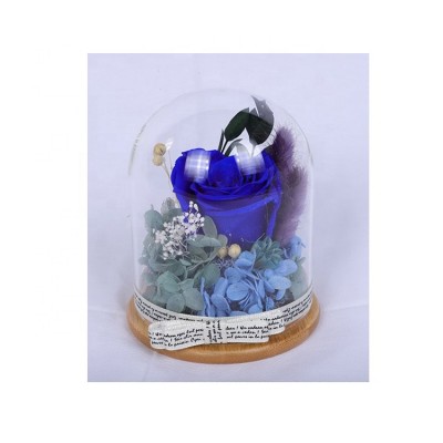 wholesale preserved flower infinite roses in led glass preserved fresh flowers