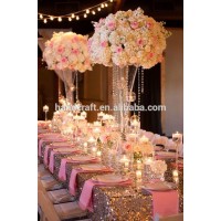 best selling 50cm artificial hanging flower chandelier for wedding and event decoration