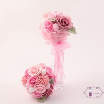 cheap wholesale artificial flowers wedding decoration flower soap roses bouquet wedding bouquet