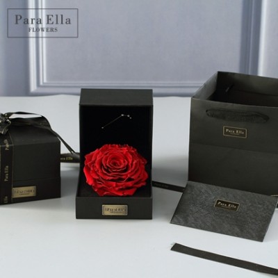 wholesales decorative preserved stabilized roses big size 9-10cm in box