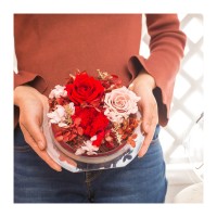 2020 Hot Sale Beauty Rose Gift Preserved Eternal Flower Rose Box For Valentine's Day