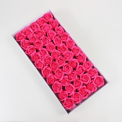 new fashion flower material soap roses 50 pcs box